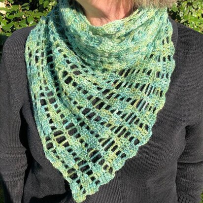 In The Willow Shade Shawl