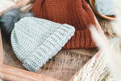 Crochet Knit Purl Hat