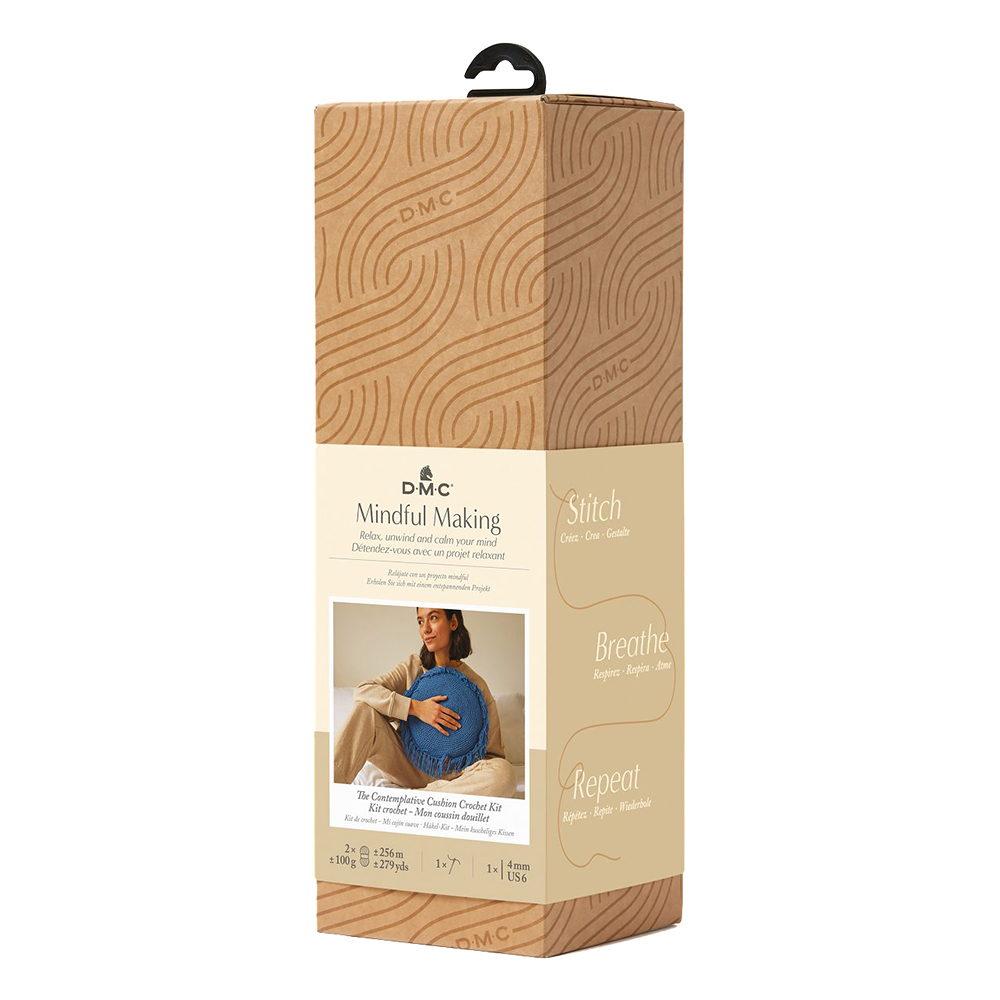DMC Mindful Making The Contemplative Cushion Crochet Kit - 40cm - view 6