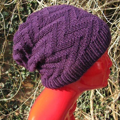 Zig Zag Slouch Hat