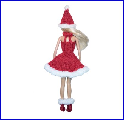 Santa and Fairy outfits for Barbie doll