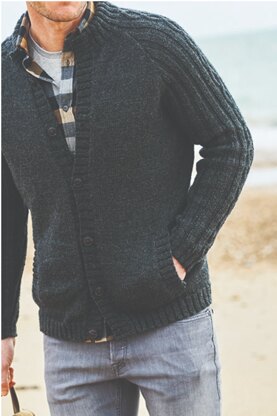 Men`s Cardigan in Stylecraft Highland Heathers DK - 9866 - Downloadable PDF