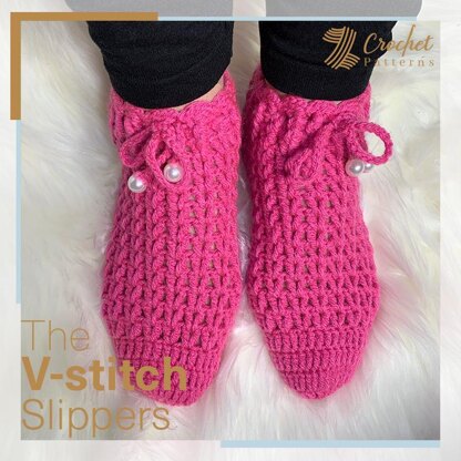 V-Stitch Slippers
