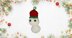 Arctic No Nose Snowman Ornament