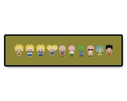 Dragonball Bite Size - PDF Cross Stitch Pattern