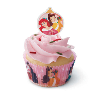 Wilton Disney Princess Christmas Cupcake Decorating Kit, Includes 24 Sets