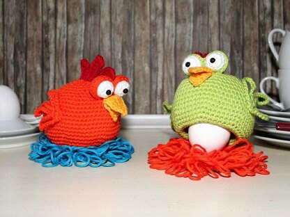 Chicken - Egg Sitter - Egg Cozy - Amigurumi