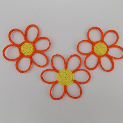 Daisy flower coasters