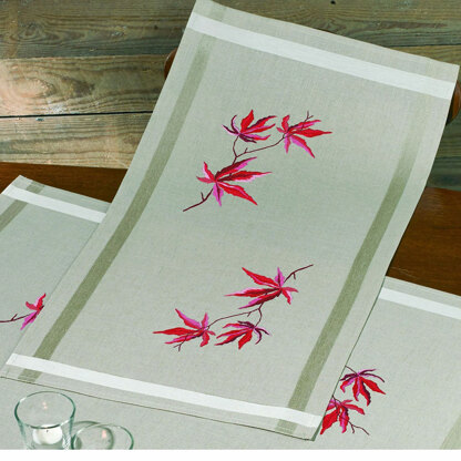 Permin Acer Palmatum Cross Stitch Kit - 40x80cm