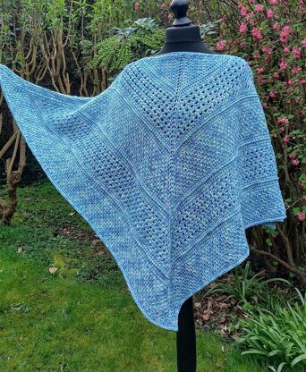 Cornflower Sky Poncho