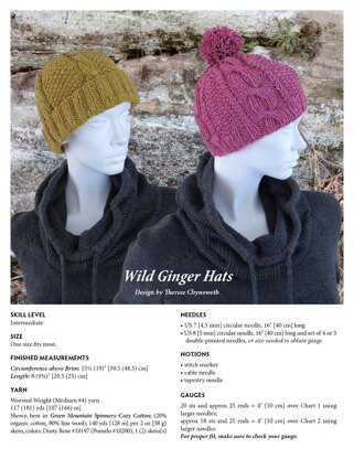 Wild Ginger Hats