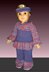 Knitting Pattern for Dolls. Fits American Girl Doll. Tunic. 027