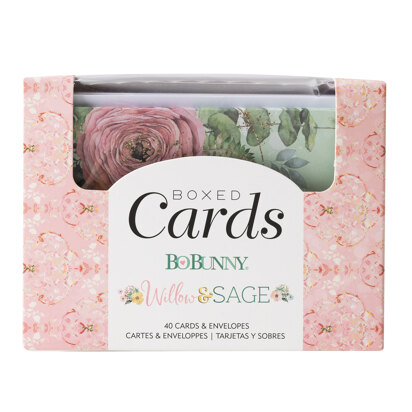 BoBunny Willow & Sage Box of Cards