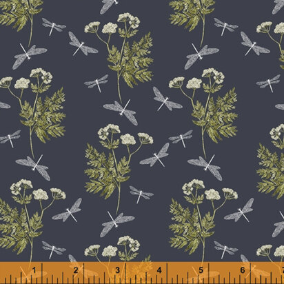 Windham Fabrics Midsummer – Dancing Mayfly Graphite