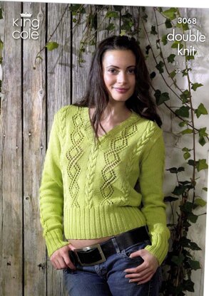 Sweater and Slipover King Cole Bamboo Cotton DK - 3068