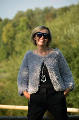 Bunny Fur Cardigan