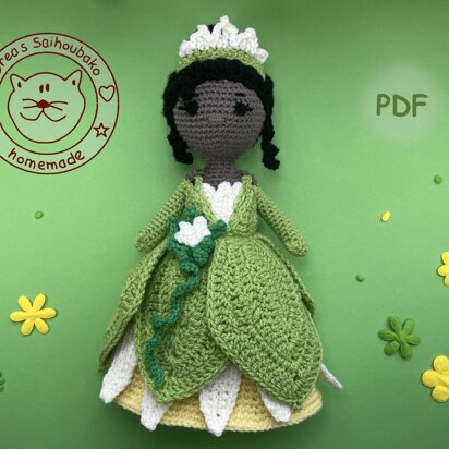 Hard-Working Princess amigurumi doll