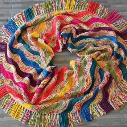 Spring Fringe Scarf