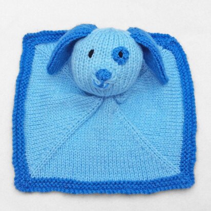 Puppy Dog Baby Comforter/Blanket - knitting pattern