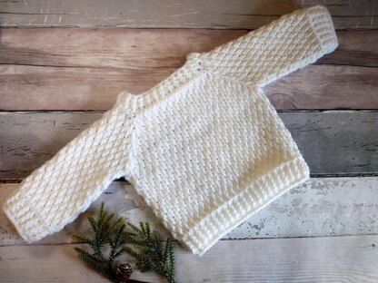 Alpine Frost Baby Sweater