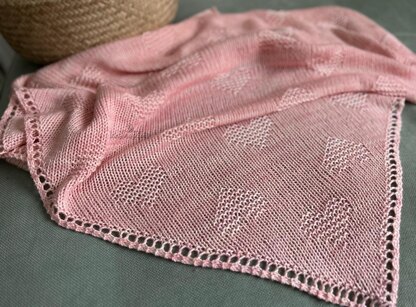 Warm Hearts Baby Blanket