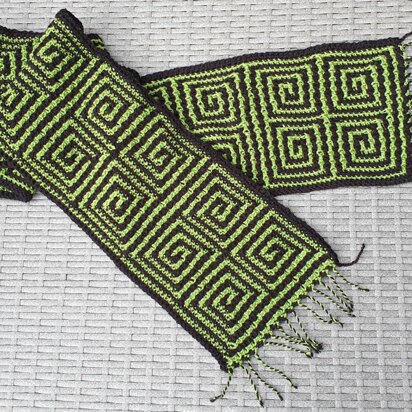 Meandering Mosaic Scarf