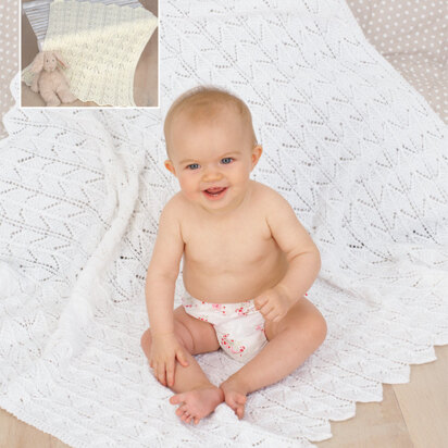 Blanket and Shawl in Sirdar Snuggly DK - 1710 - Downloadable PDF