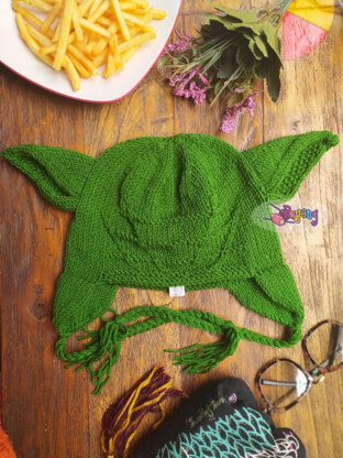Wrinkle Yoda Adult hat for Cecil
