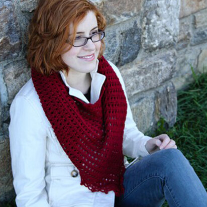 40th Anniversary 15 College Park Shawl - Crochet Pattern for Women in Valley Yarns Charlemont