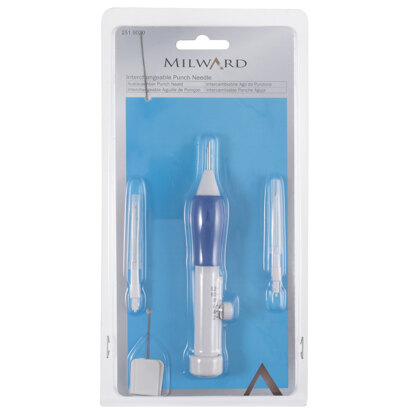Milward Interchangeable Punch Needle: 12 Loop Size: 1.3mm, 1.6mm and 2.2mm