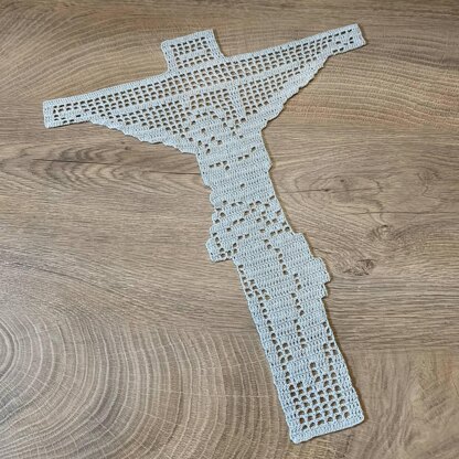 Crucifixion doily
