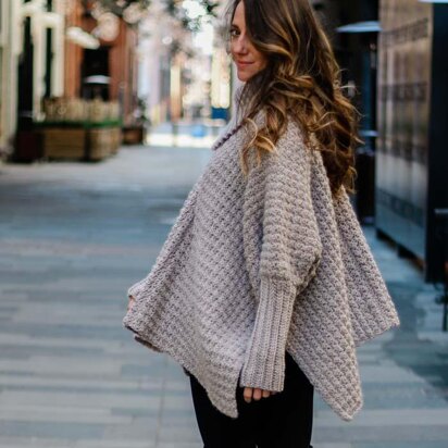 Vintage crocheted cape (PDF pattern for download)