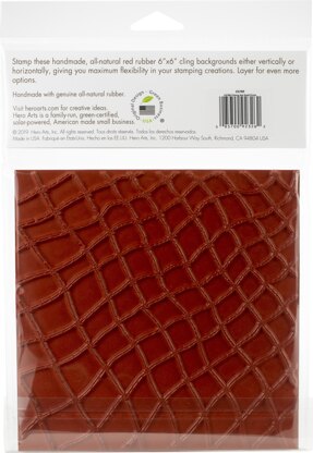 Hero Arts Background Cling Stamp 6"X6" - Fishing Net Bold Prints