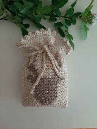Xmas Reindeer Crochet Tapestry Bag