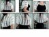 576 CROCHET WHITE SHRUG, Age 12 to Adult XL