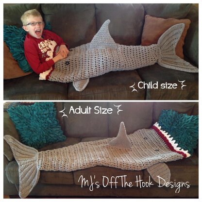 Bulky & Quick Shark Blanket