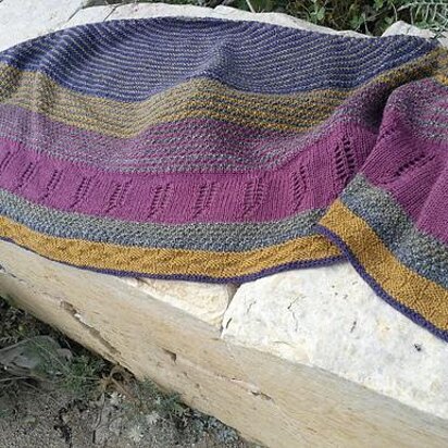 Moorlands Romance Shawl - knitting pattern