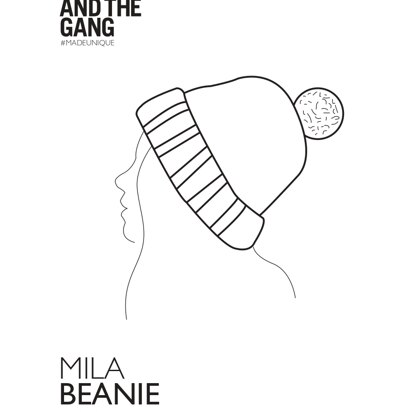 Mila Beanie in Wool and the Gang - Downloadable PDF