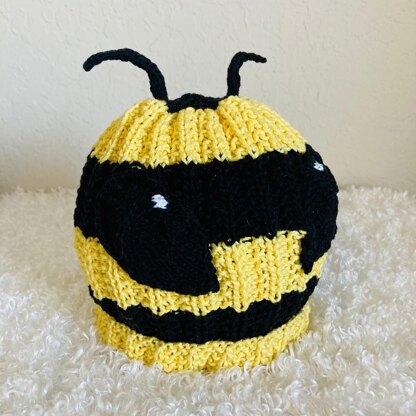 Bumblebee Baby Hat