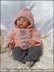 Hooded Jacket Set 16-22” doll/0-3m baby