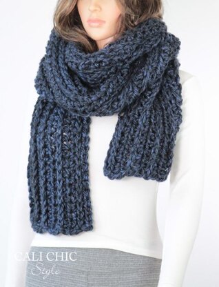 Ashley Crochet Layered Scarf #816