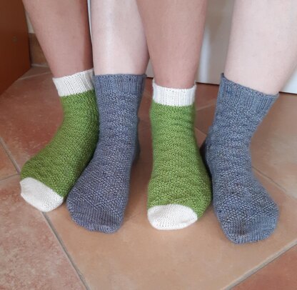 Tartanesque socks