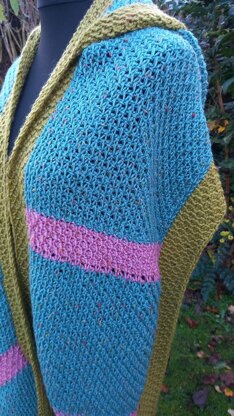 Verdant Hooded Shawl