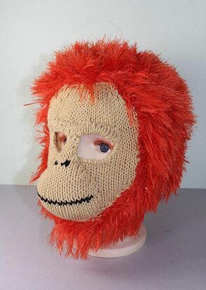 Toddler,Child and Adult Baby Orangutan Mask Balaclava