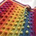 Modern Bobble Rainbow Blanket