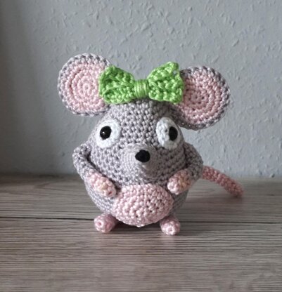 Häkelanleitung Amigurumi Mäuschen Lou