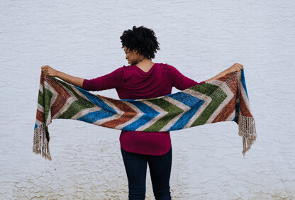 Odyssey Wrap by Toni Lipsey - Crochet Pattern For Women in The Yarn Collective
