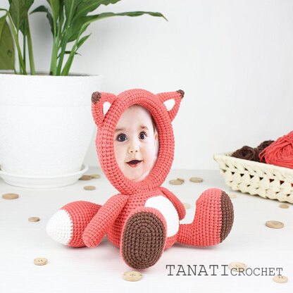 Crochet Pattern of Photo Frame FOX