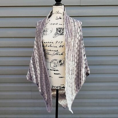 Snowy Sky Shawl