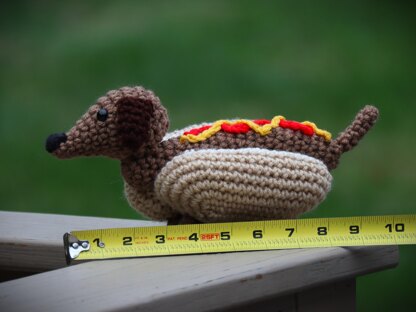 Hot Dog Dachshund Amigurumi